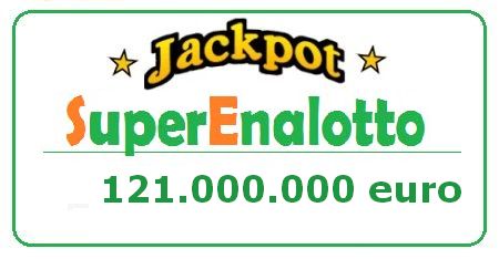 valore Jackpot Superenalotto oggi