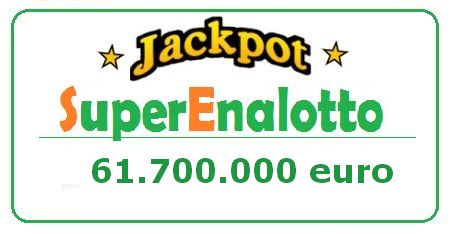 valore Jackpot Superenalotto oggi